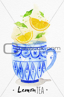 Teacup lemon tea