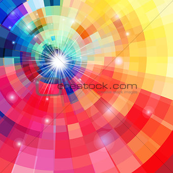 Abstract bright colorful kaleidoscope