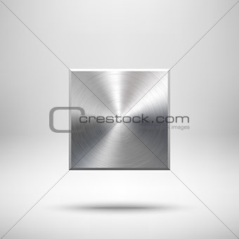 Abstract Square Button Template