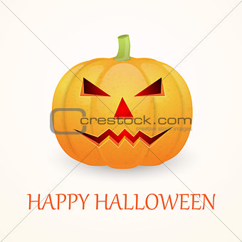 Halloween background with pumpkin.