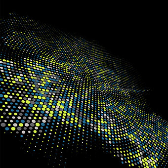 Abstract halftone dots background 