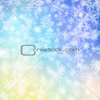 Snowflakes and stars