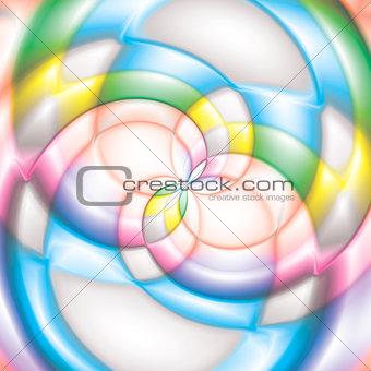 Colorful lollipop spiral candy background