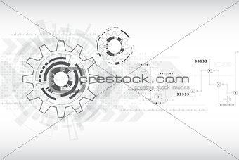 Vector abstract background technology innovation.