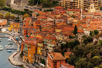 Nice, France: panoramic top view of Port