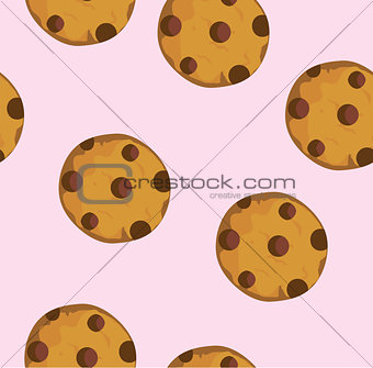 Vector Chocolate Chip Cookie 
