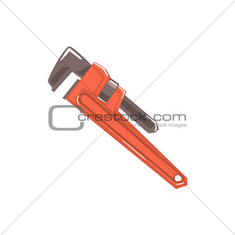 Orange Monkey Wrench