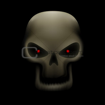 skull with no teeth