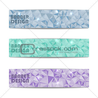 A set of web banners, vector illustration.