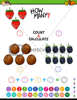 educational mathematical worksheet