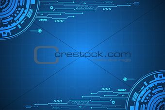 Vector abstract background technology innovation.