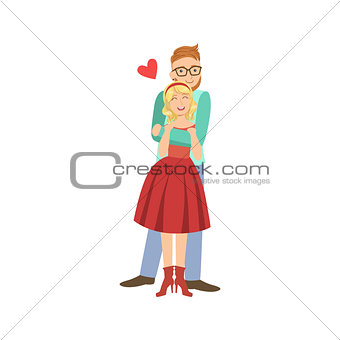 Couple In Love Posing For Photo
