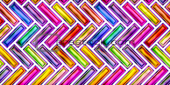 Seamless texture  abstract shiny colorful background 3D illustration