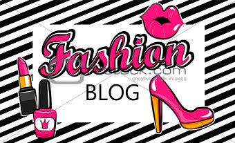 Template for fashion blog.