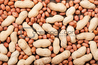Background with peanuts.