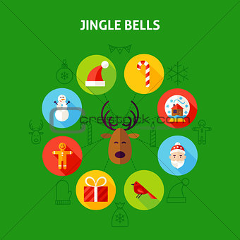 Jingle Bells Infographic Concept