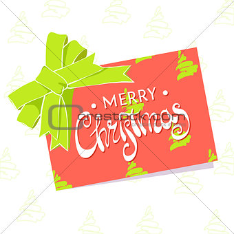 Greeting card with Christmas