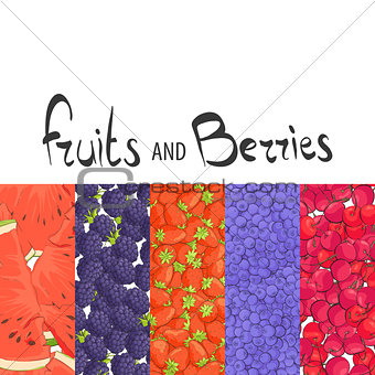 juicy berries on a white background