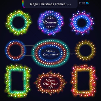 Magic Christmas Frames Set4