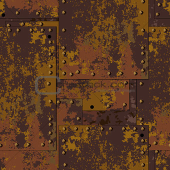 Rust plate background