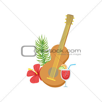 Guitar Hawaiian Vacation Classic Symbol