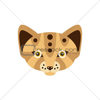 Fennec Fox African Animals Stylized Geometric Head