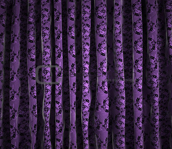Background vintage curtains