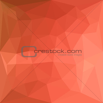 Light Salmon Abstract Low Polygon Background