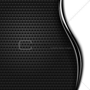 Metal texture perforated background