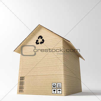 cardboard house 
