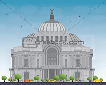 The Fine Arts Palace/Palacio de Bellas Artes in Mexico City, Mex