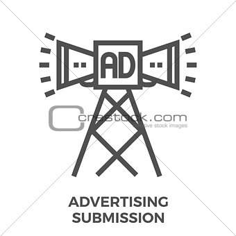 Advertising submission icon