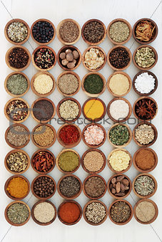 Dried Herb and Spice Collection