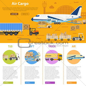 Air cargo infographics