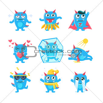 Blue Monster Character Activities
