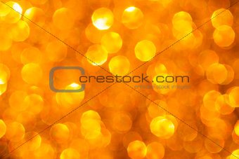 Golden Glowing Bokeh