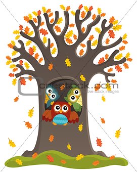 Owl tree theme image 3