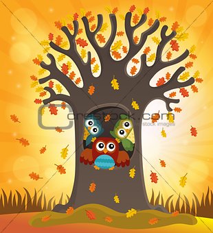 Owl tree theme image 4