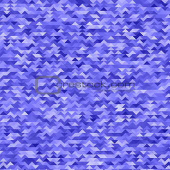 Abstract Mosaic Blue Triangles Background