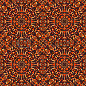 Seamlees Pattern with Symmetry Decoration