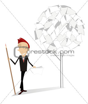 Man and document tree