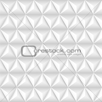 Abstract background with white pyramids.