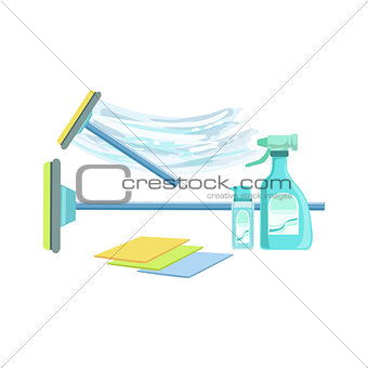 Window Washing Household Equipment Set