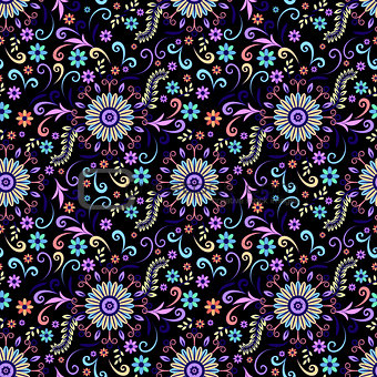 Abstract Floral Seamless Background