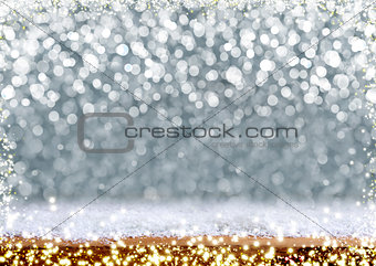 Christmas Bokeh background and luminous lights.