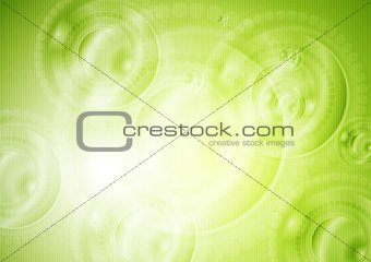Green shiny tech vector background
