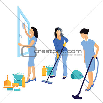 Cleaning and house cleaning