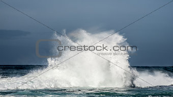 Wave Crasshing at Storms River Mouth