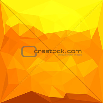 Cyber Yellow Abstract Low Polygon Background