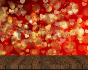 3D Valentine's Day background